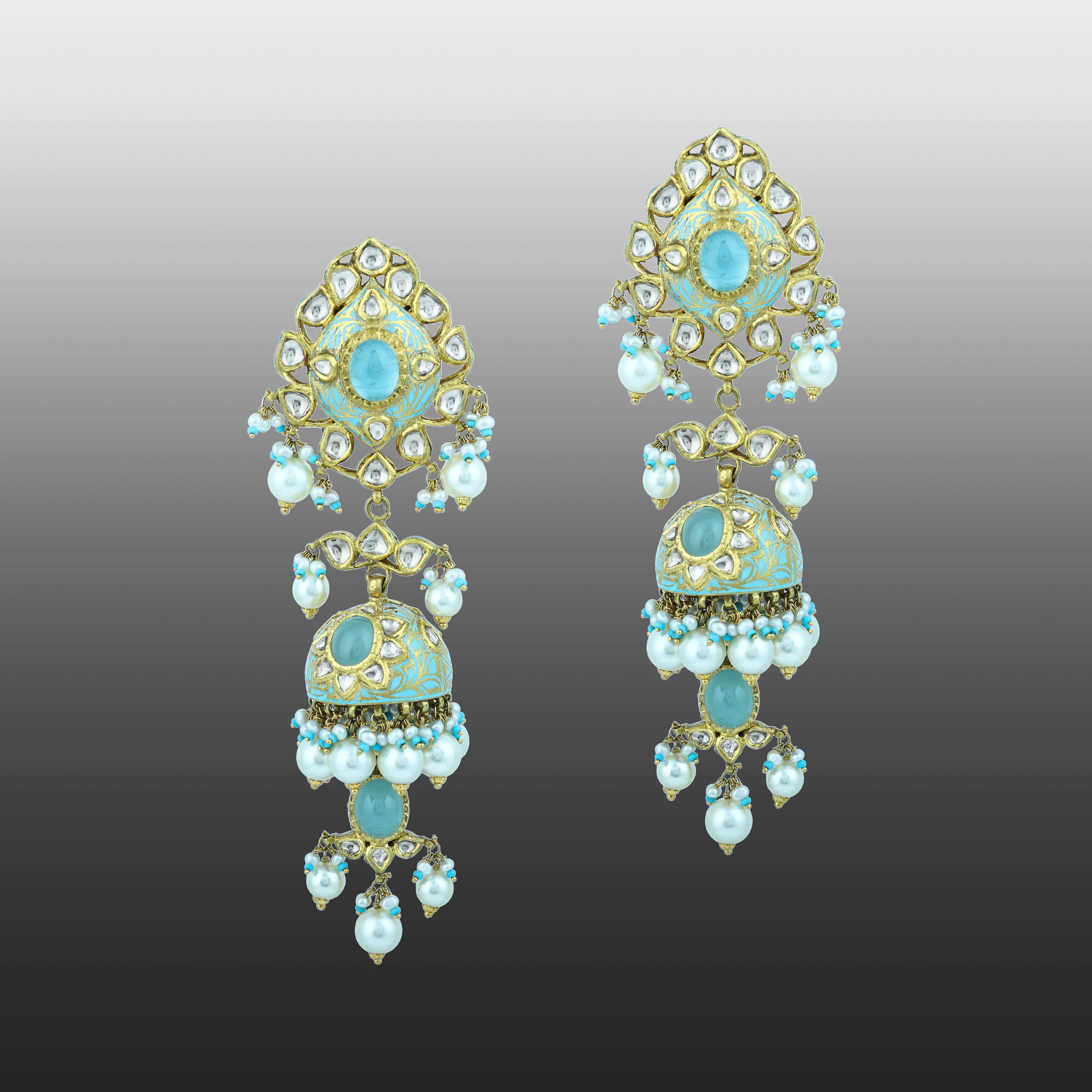 Earring with (JPS2057) Necklace