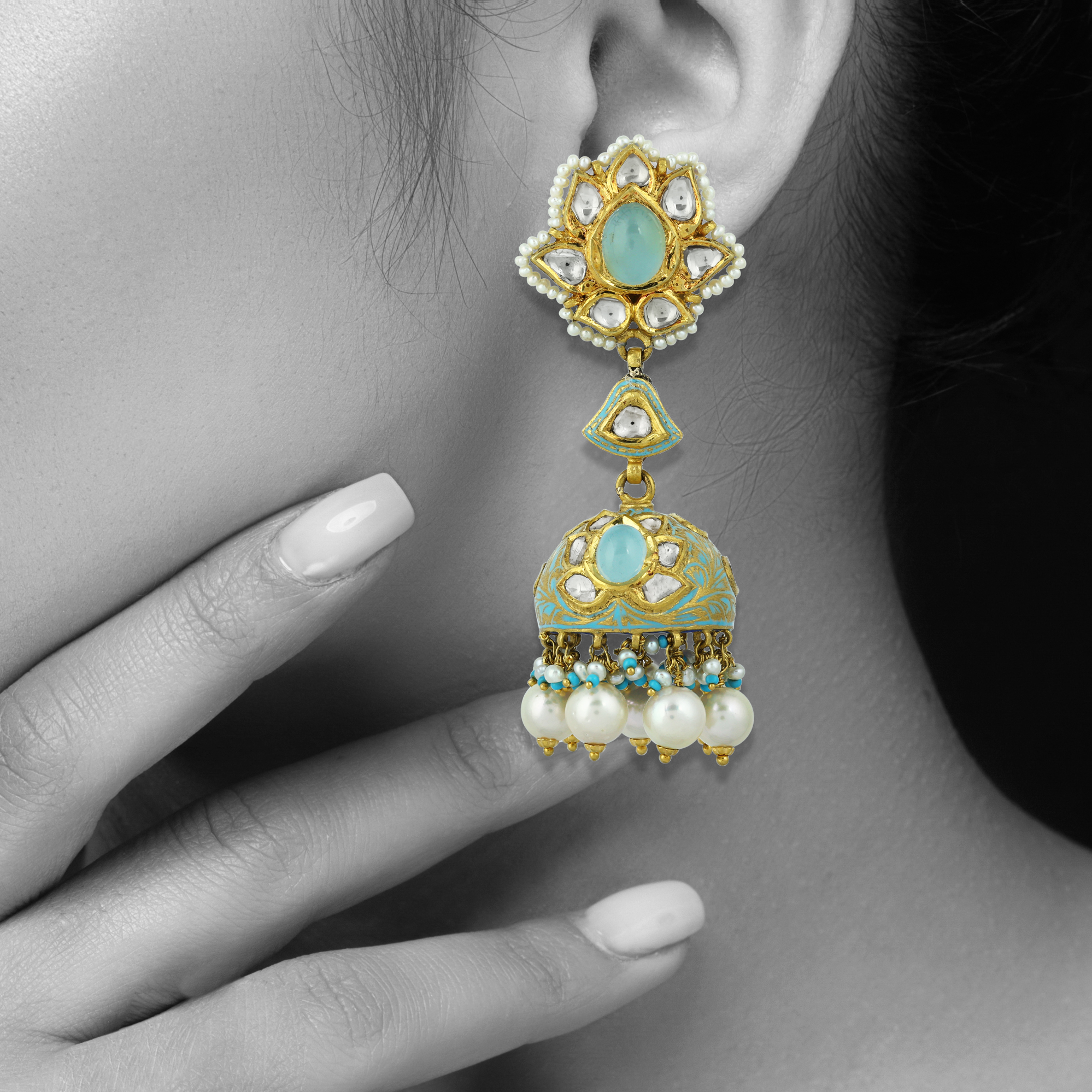 Earring with (JPS1889) Necklace
