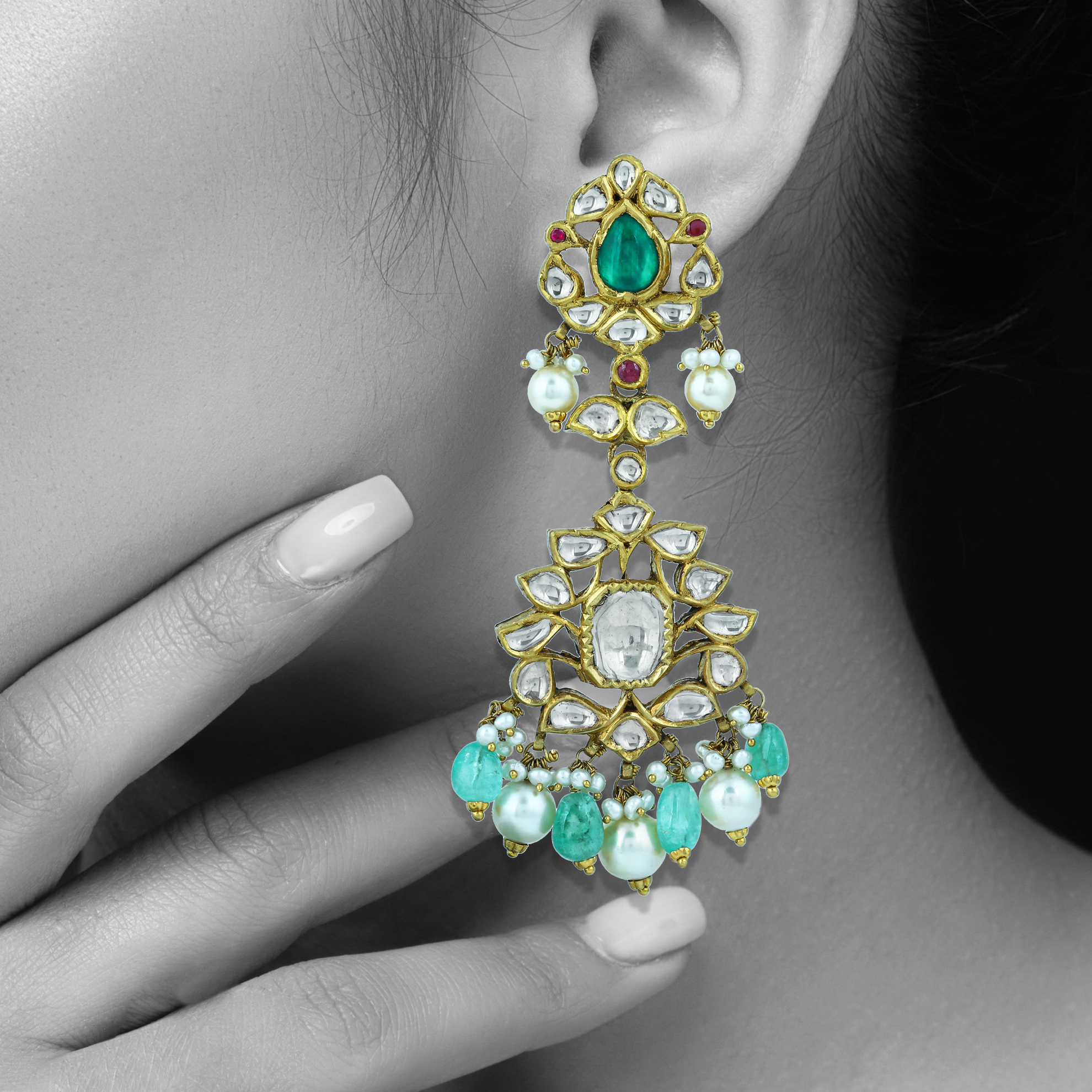 Earring with (JPS2058) Necklace