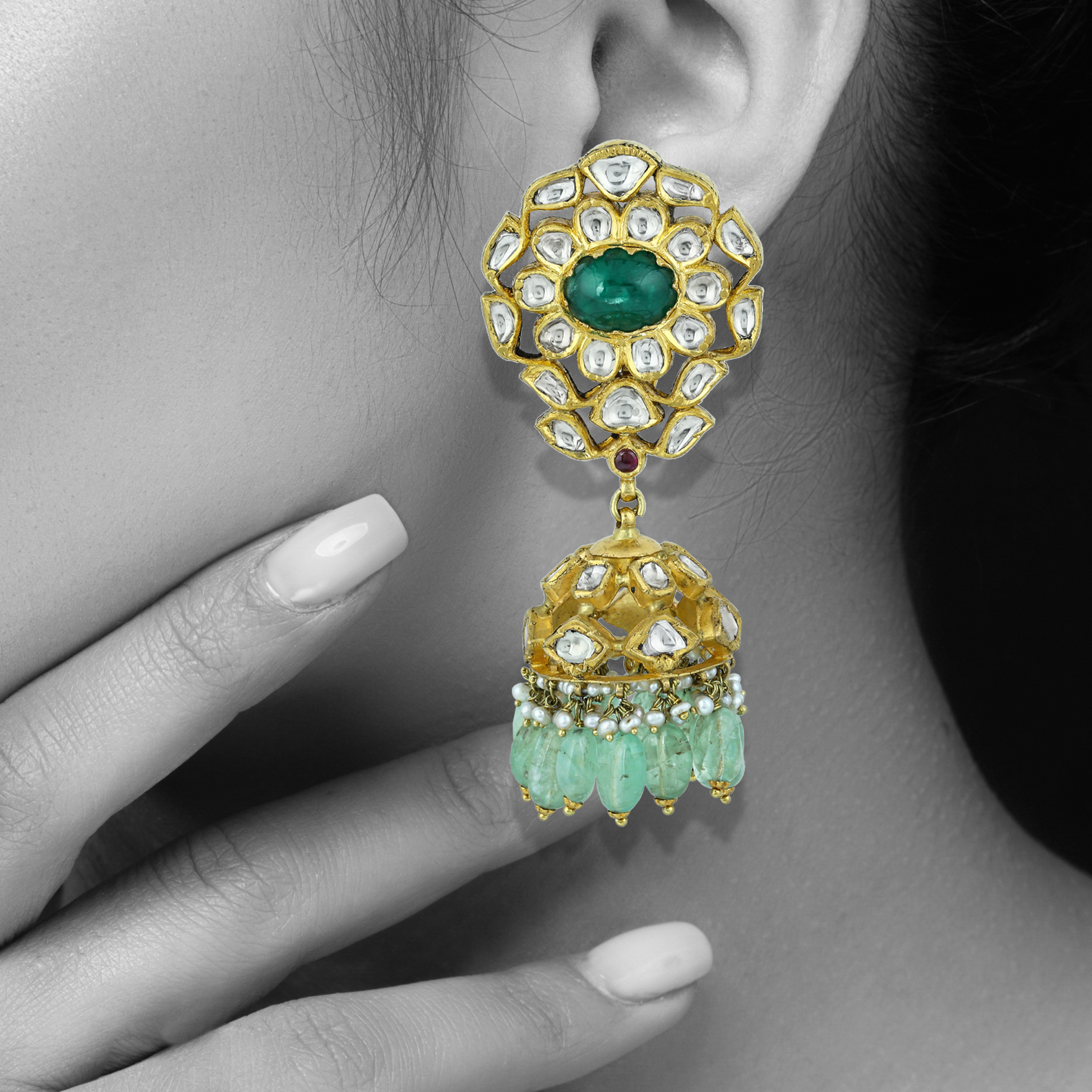 Earring with (JPS1692) Necklace