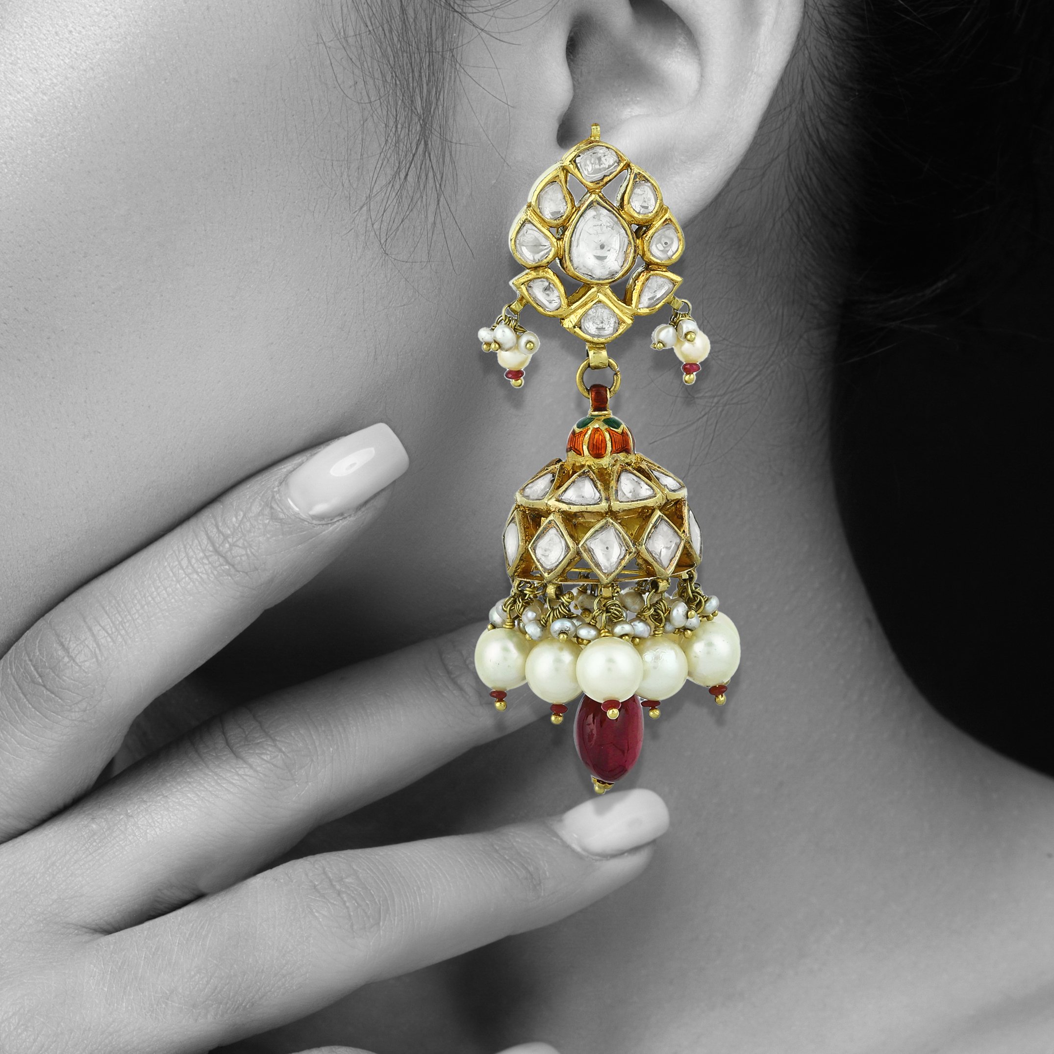 Earring with (HPS316) Necklace