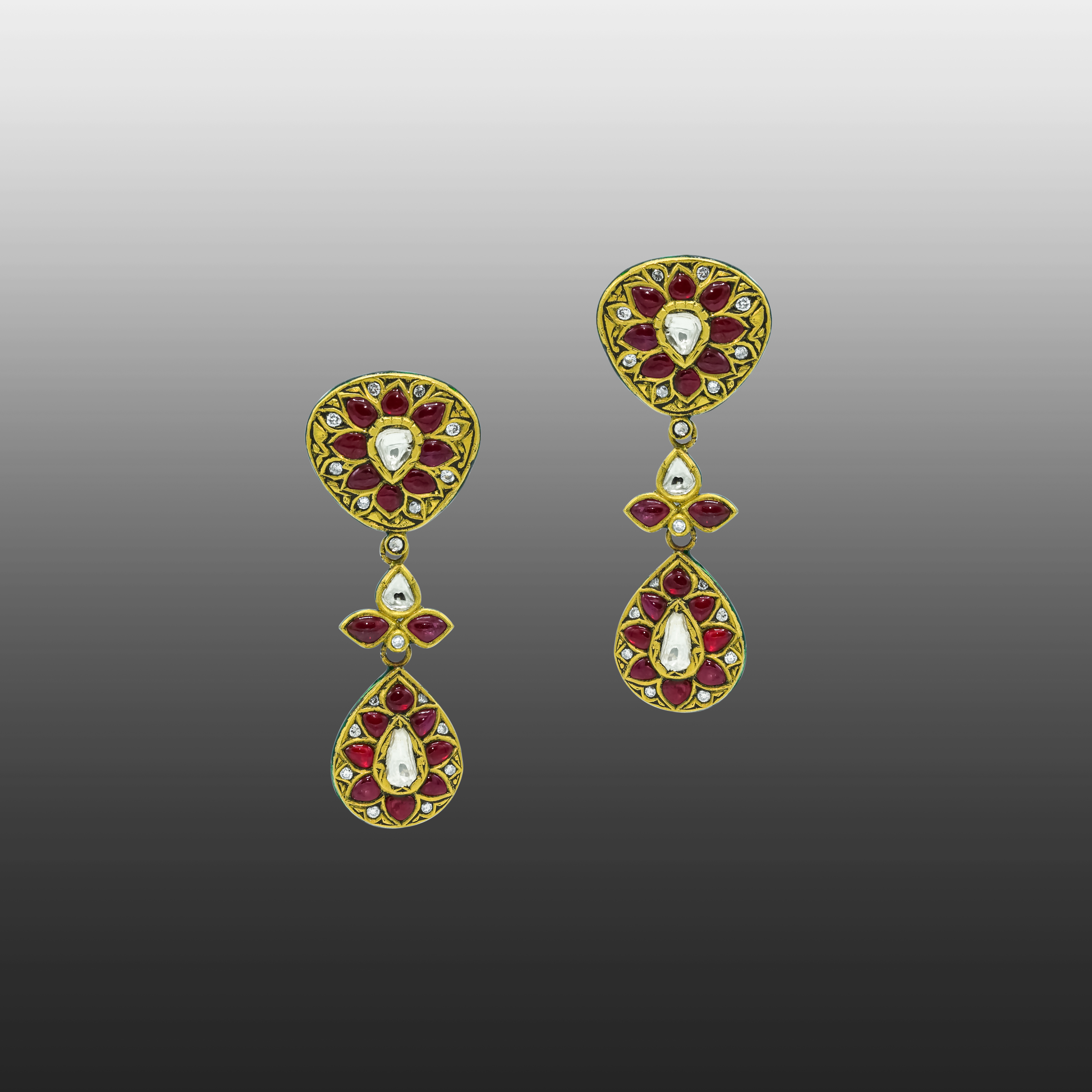 Earring with (SNO5939-KMNE3222) Necklace