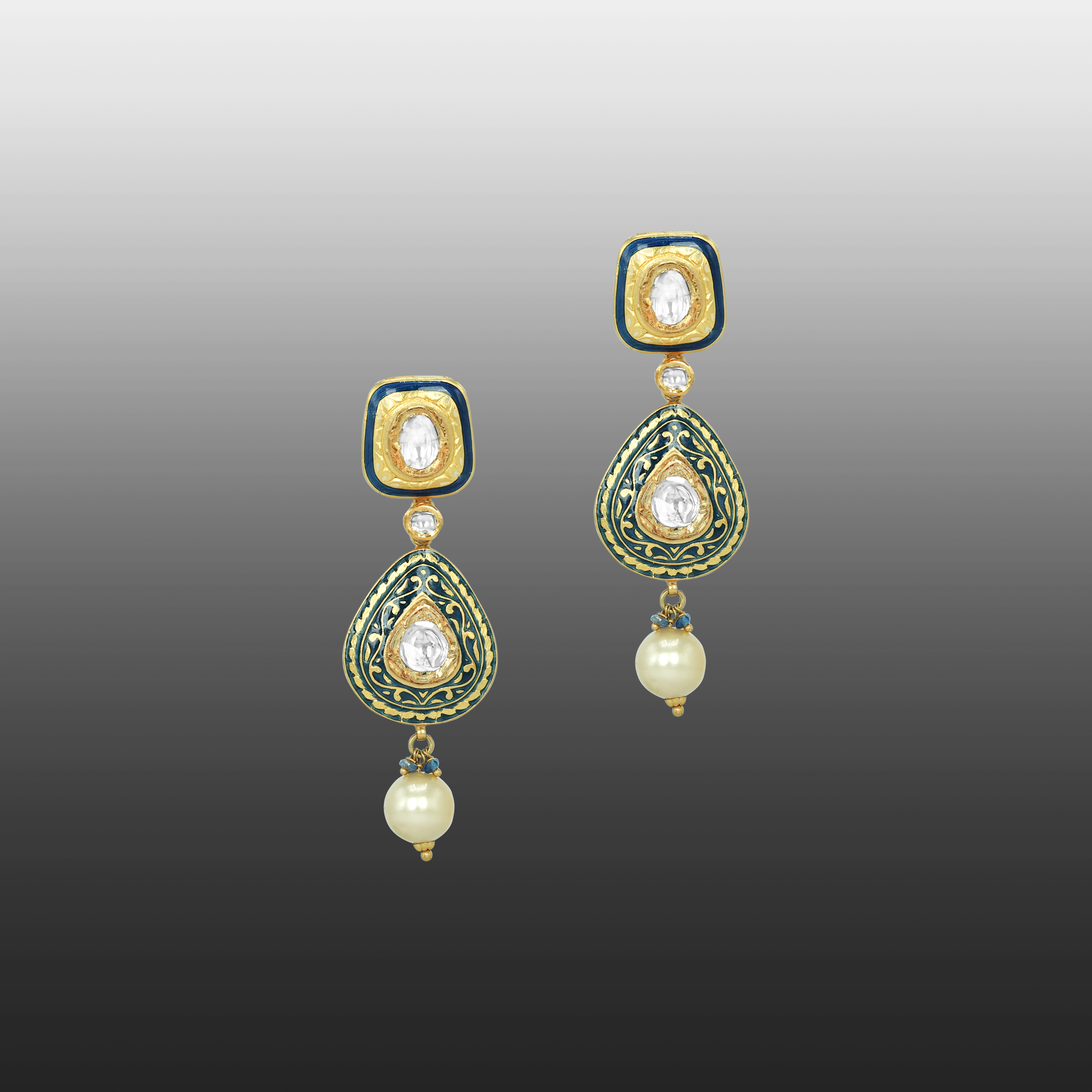 Earring with (SNO6330-KMNE3349) Necklace