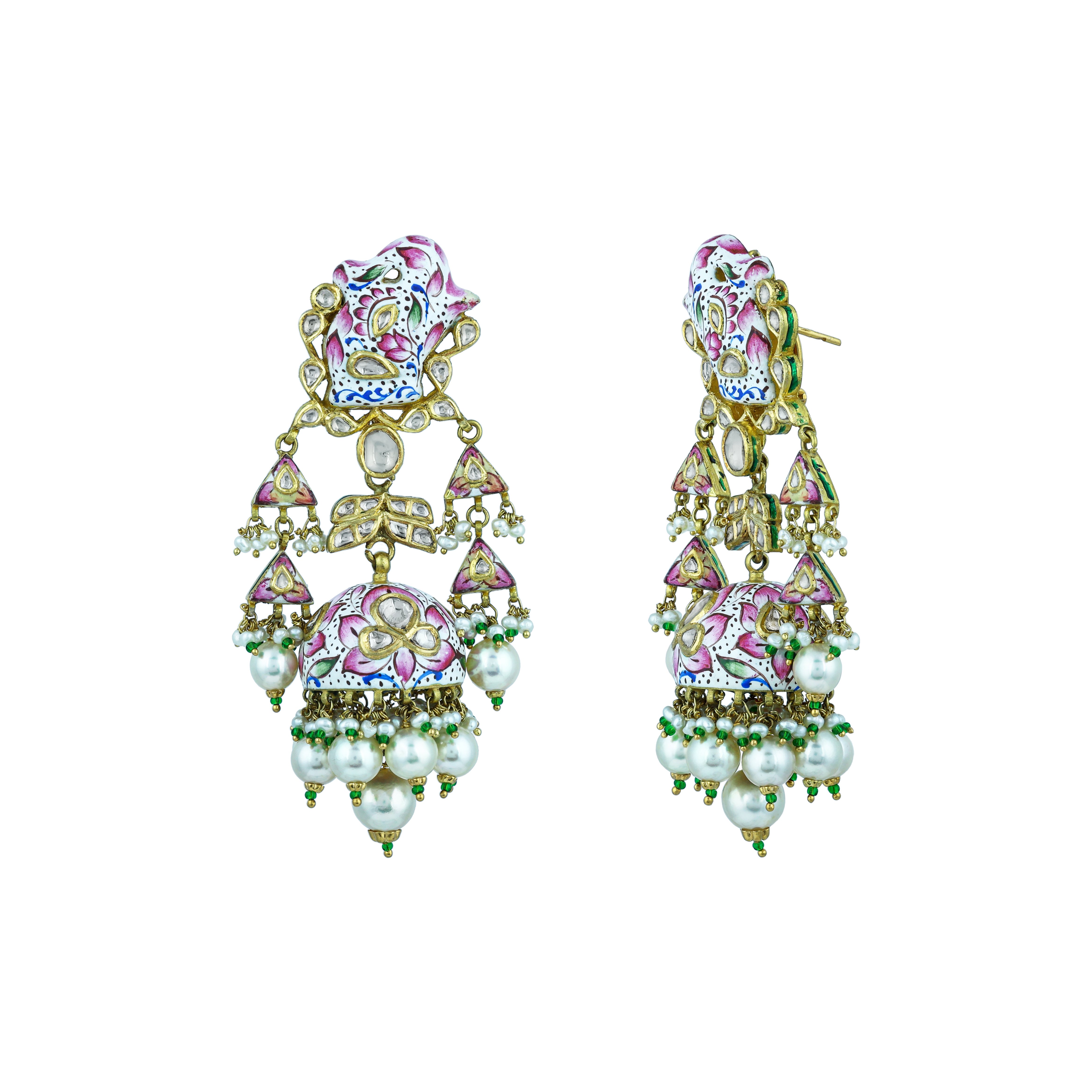 Earring with (JPS1912) Necklace