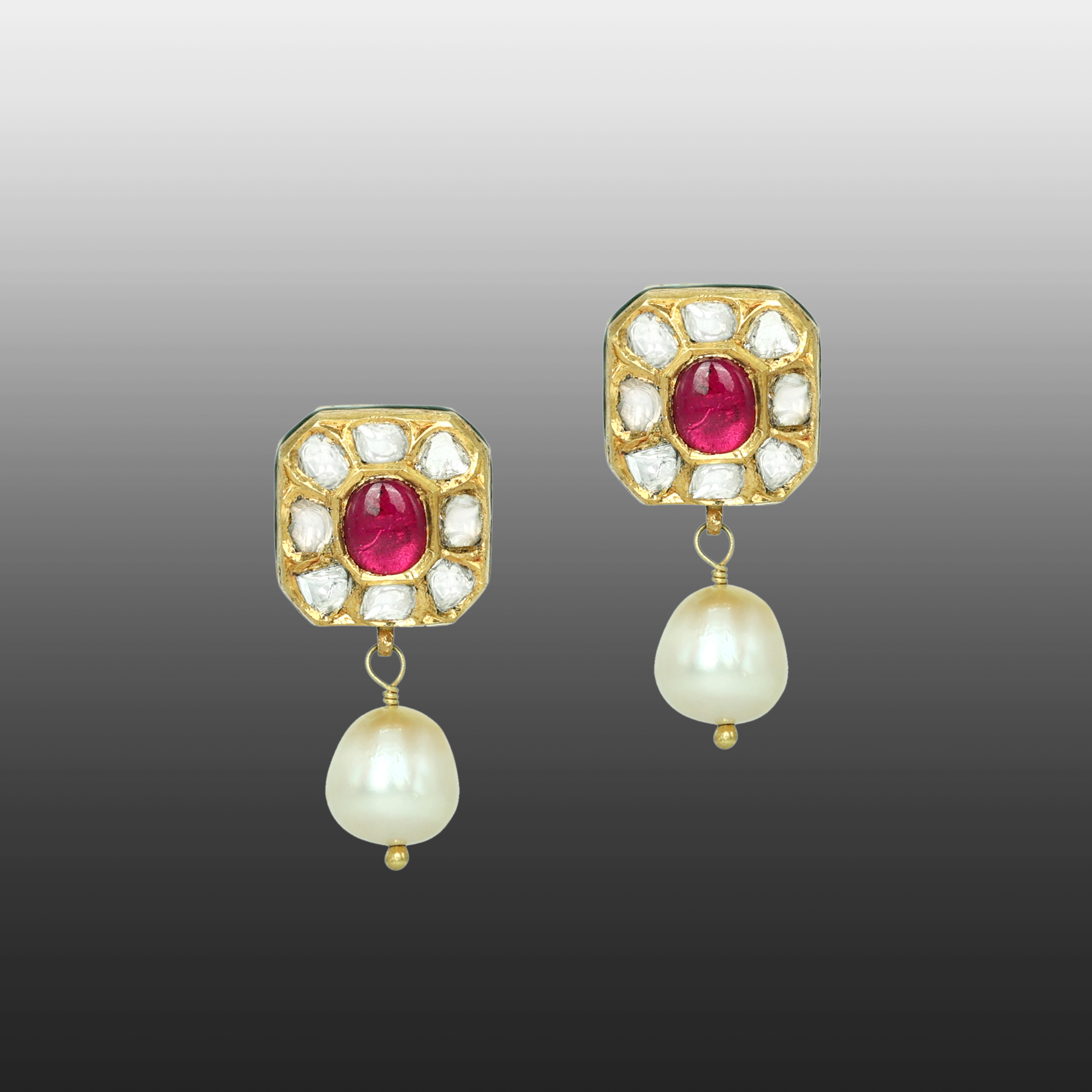 Earring with (SNO5846-KMNE3190) Necklace