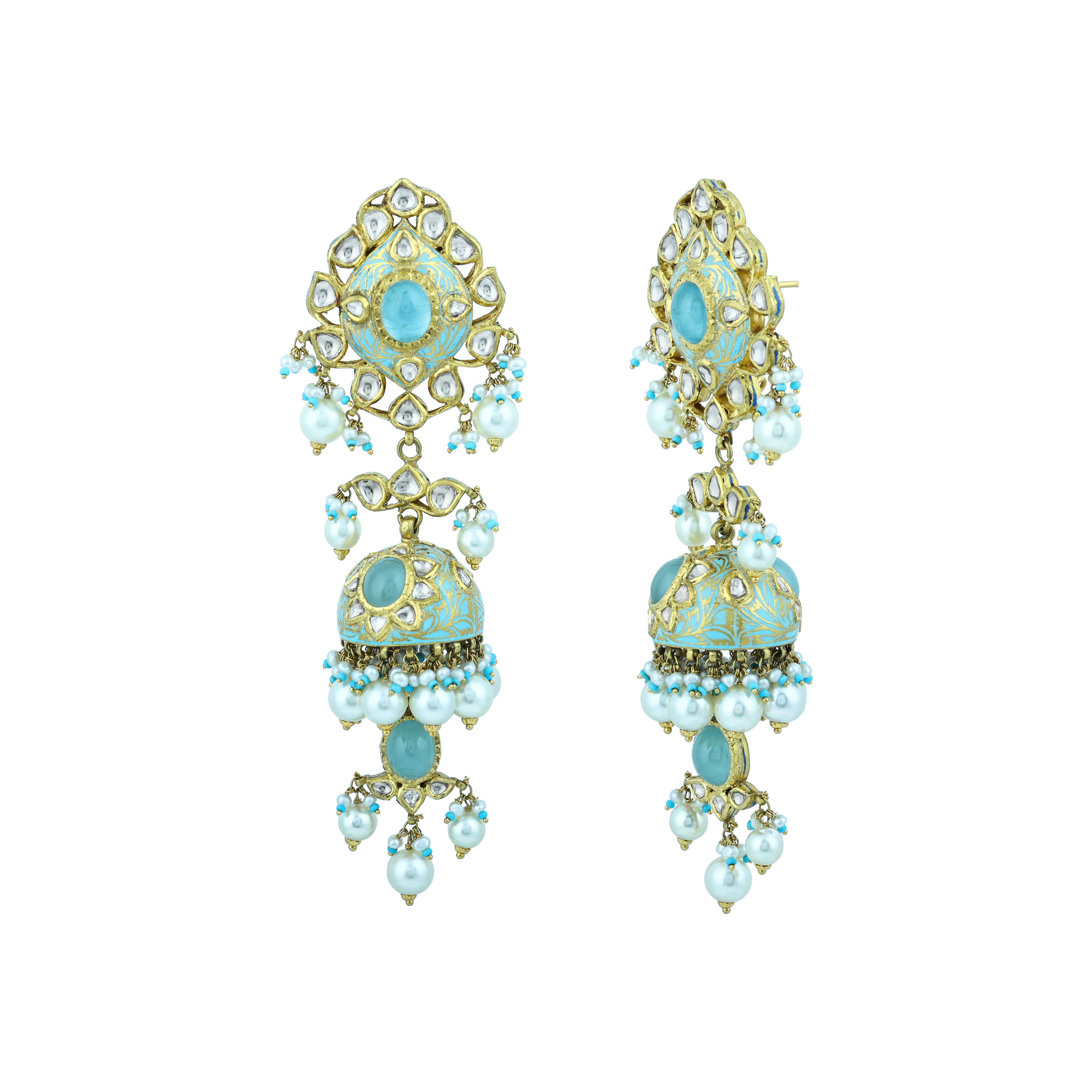 Earring with (JPS2057) Necklace