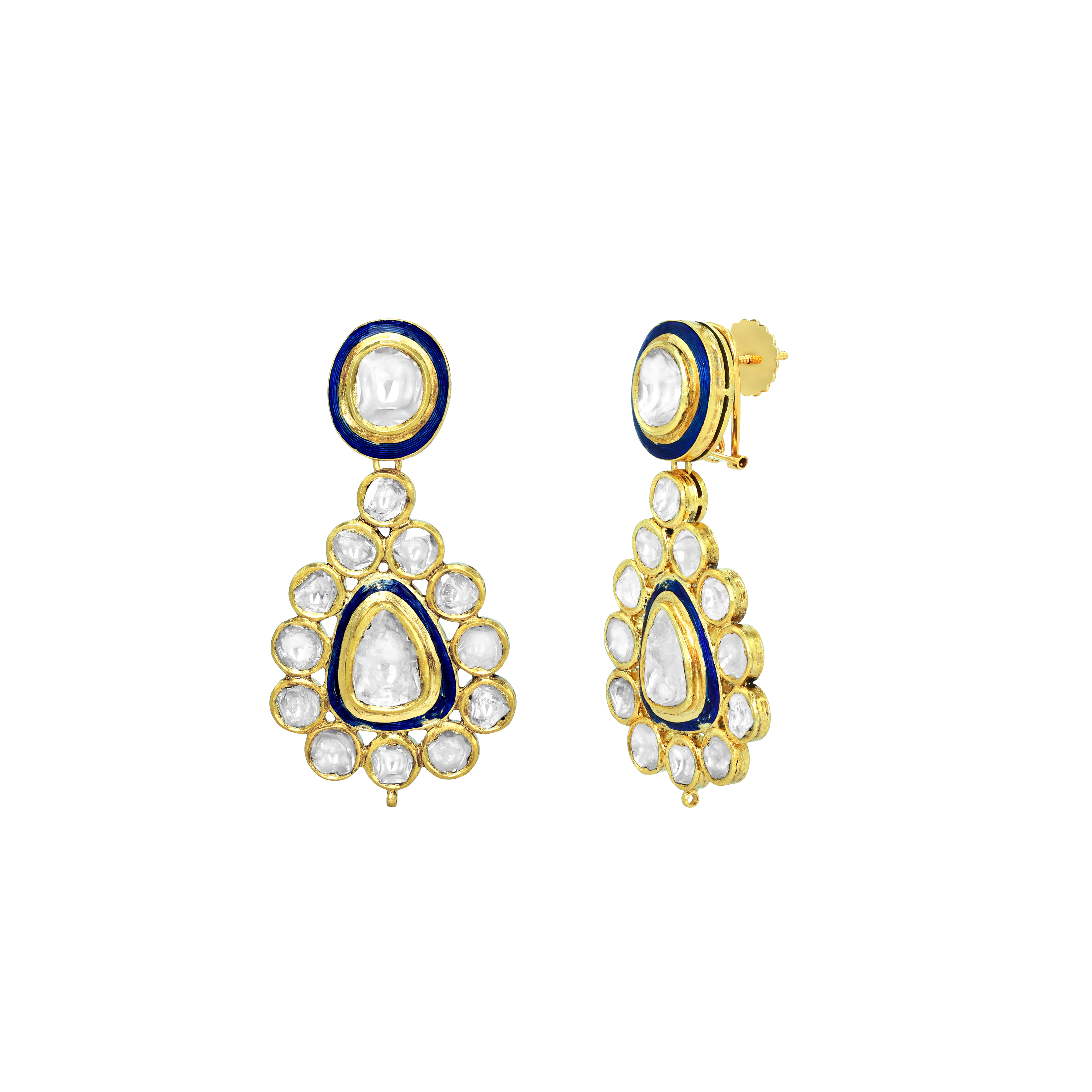 Earring with (SNO3922-KMNE2676) Necklace