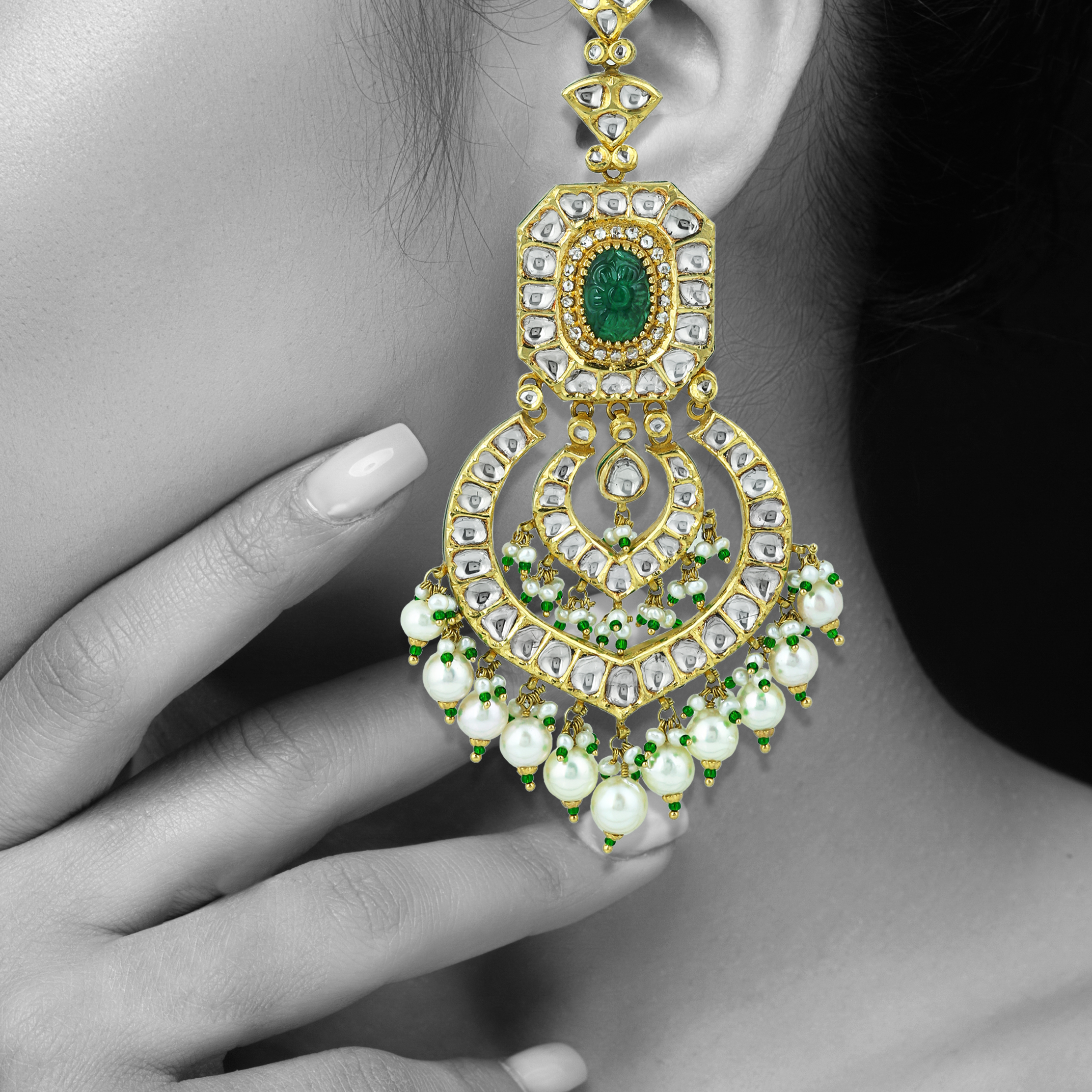 Earring with (JPS2045) Necklace