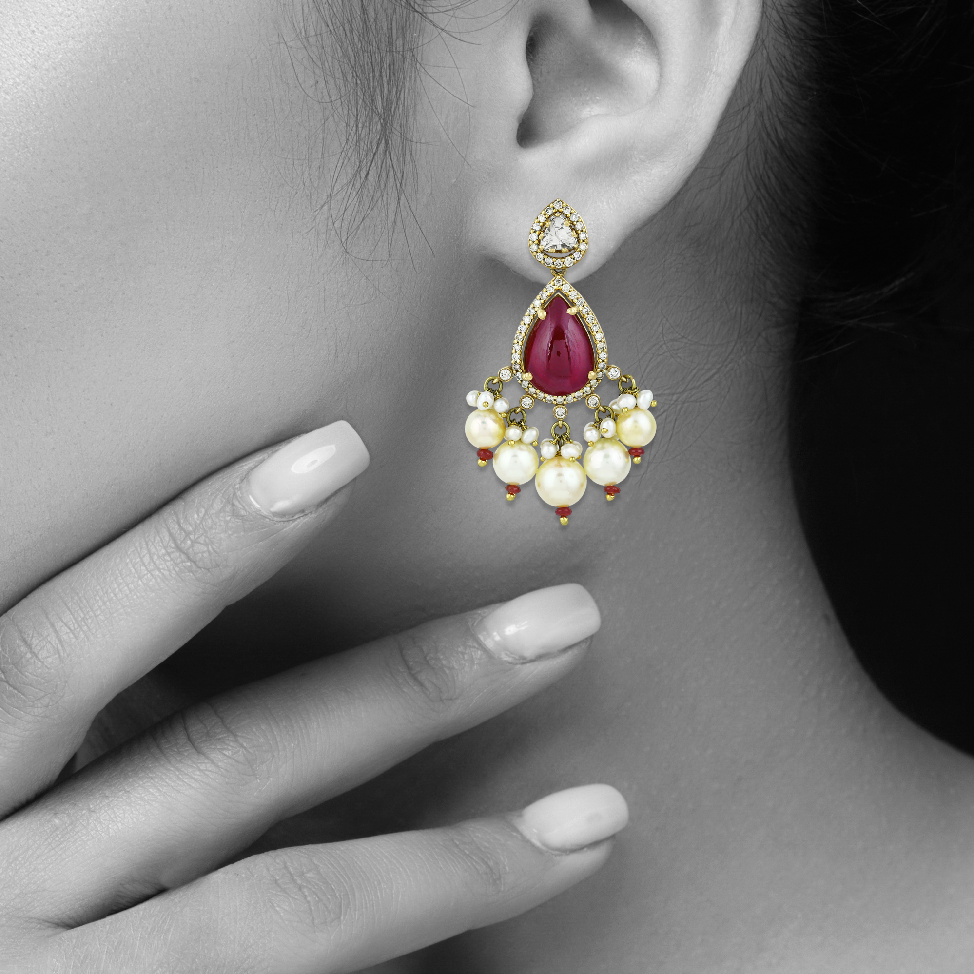 Earring with (B891) Necklace