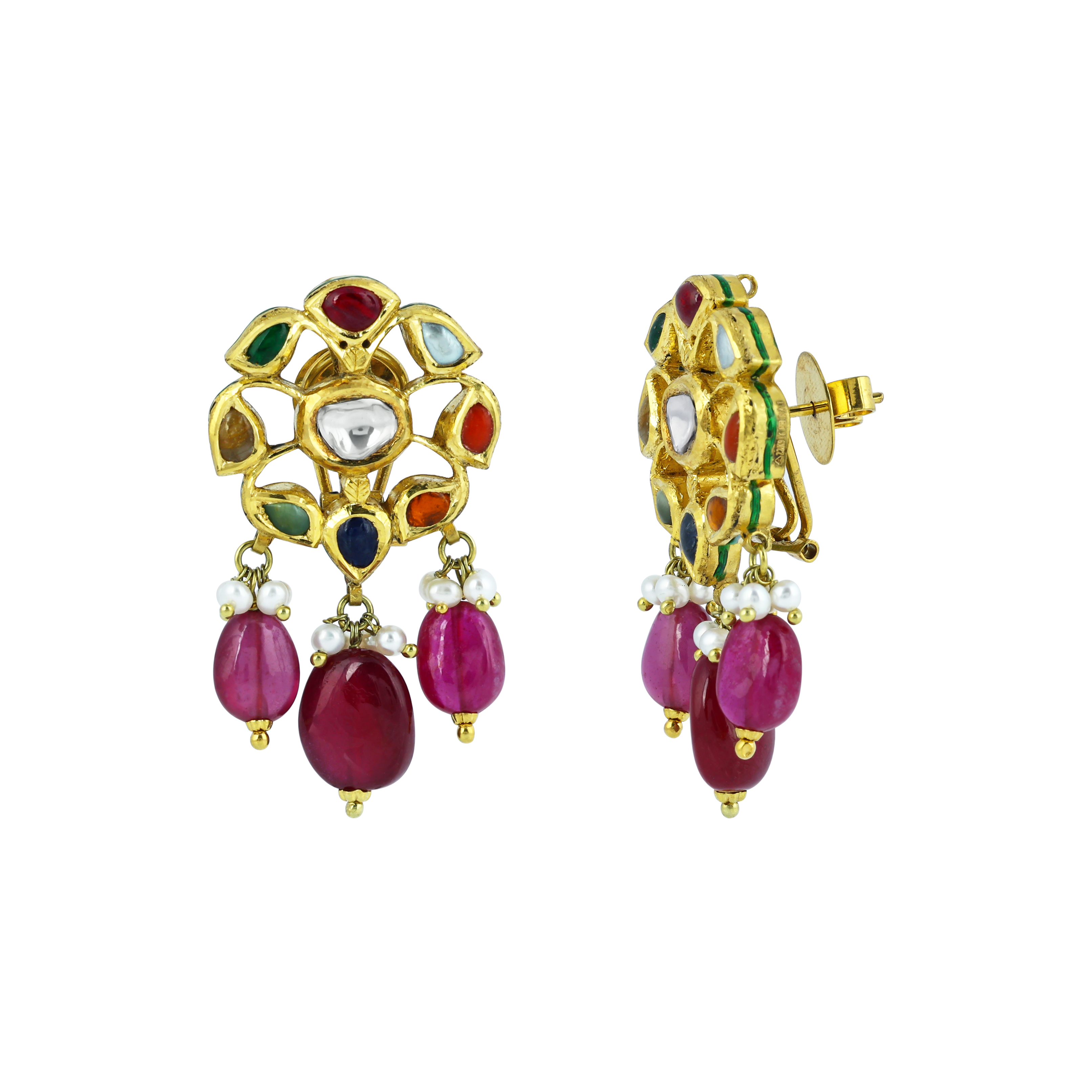Earring with (RS656) Necklace