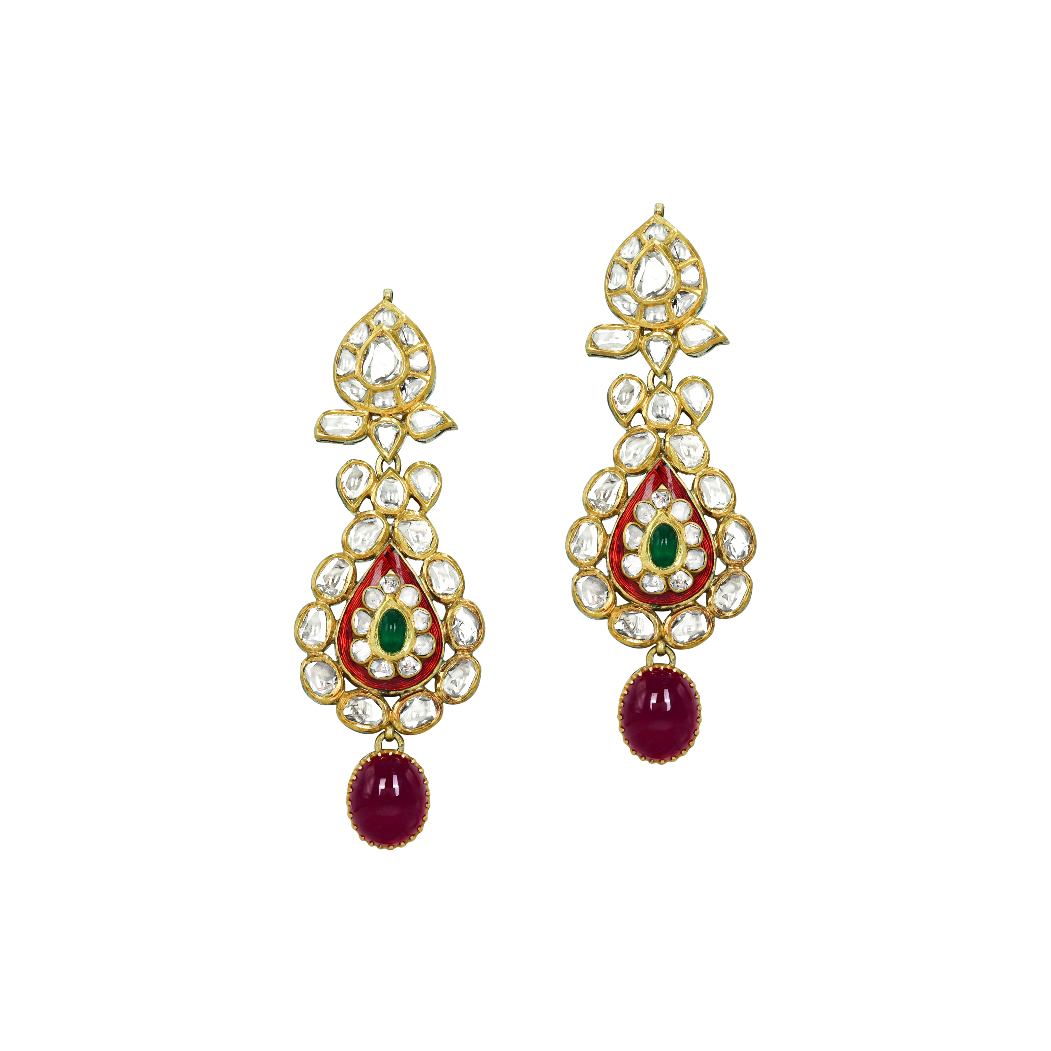Earring with (SNO4451-KMNE2816) Necklace