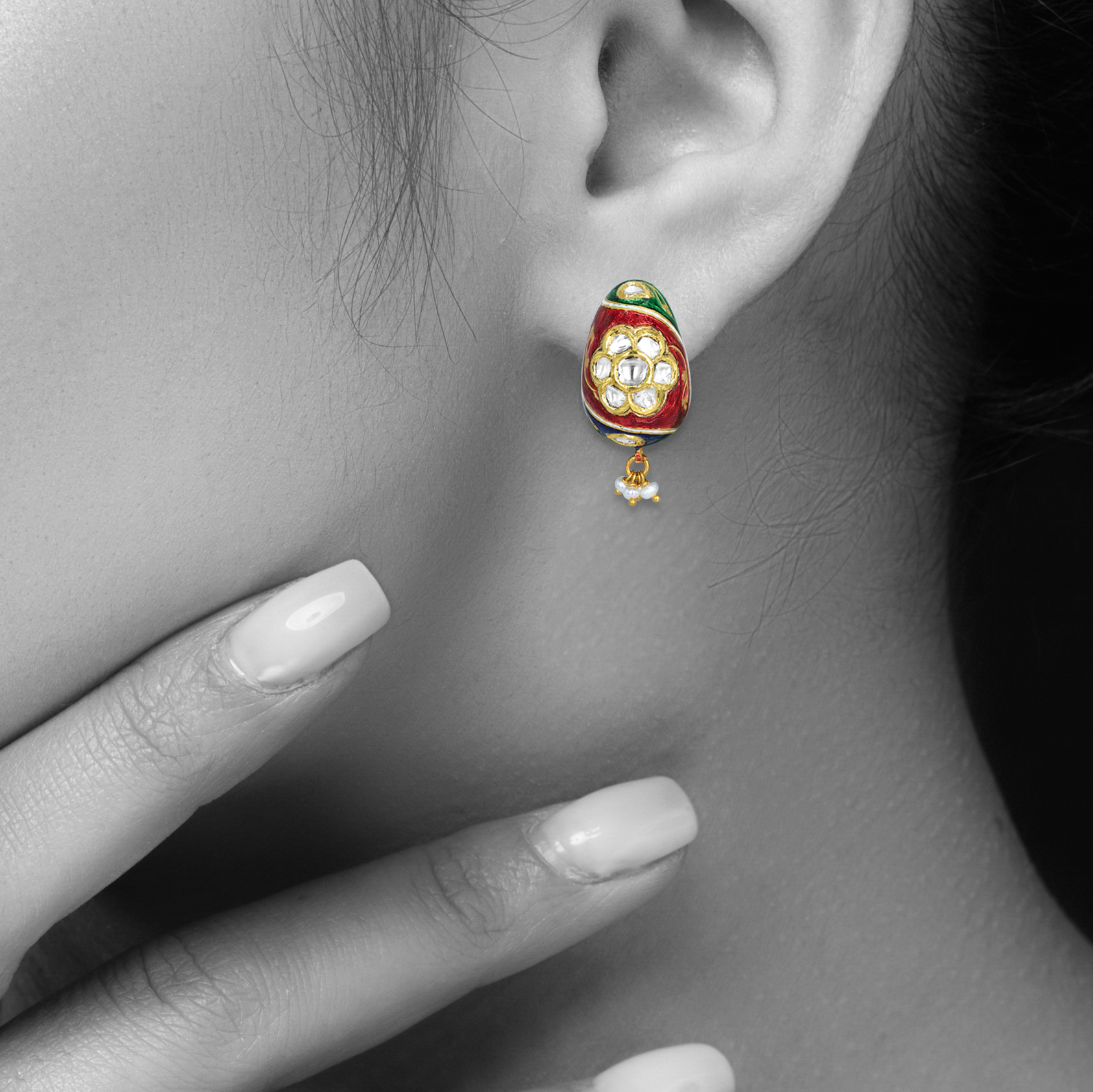 Earring with (SNO6338) Necklace