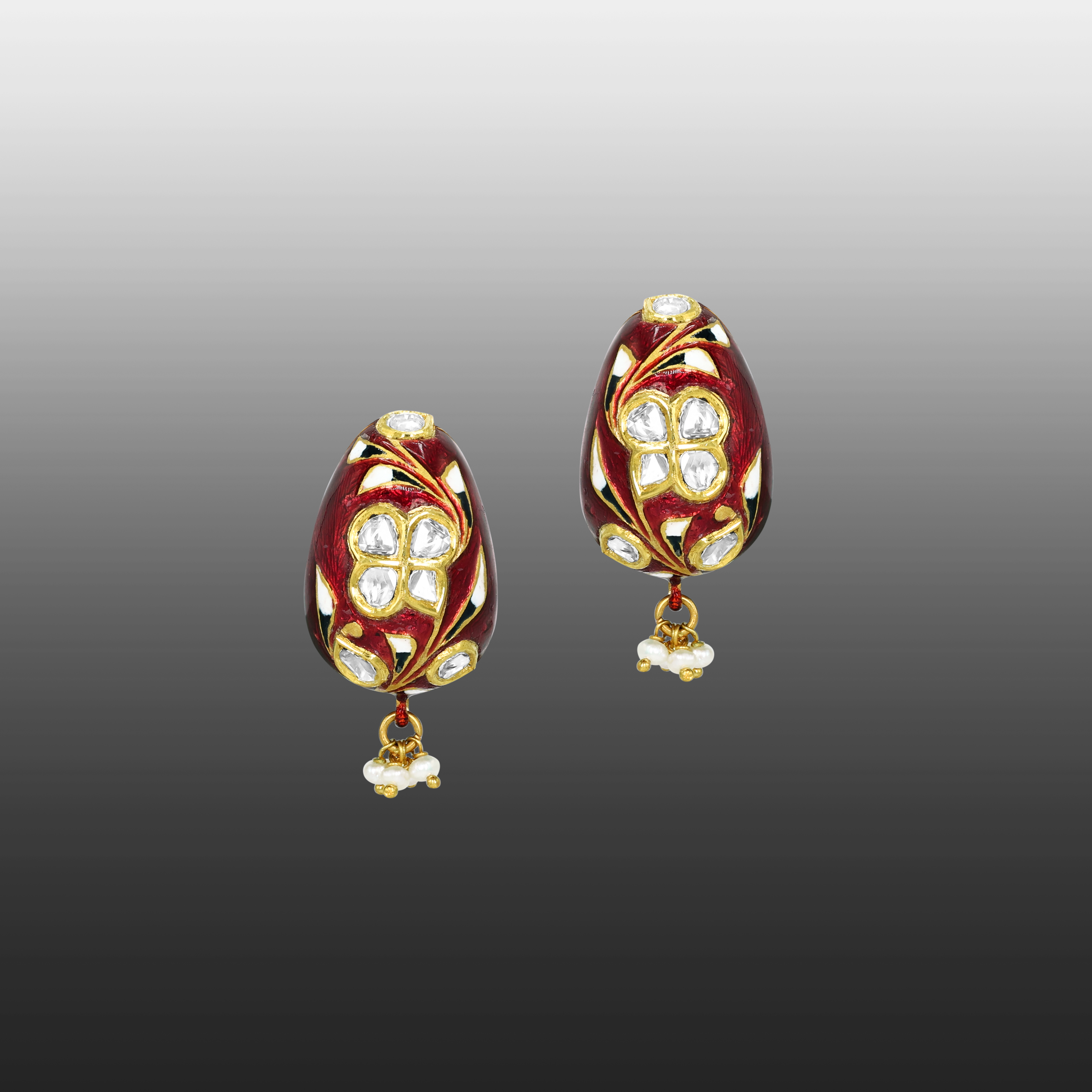 Earring with (SNO6300-KMNE3326) Necklace