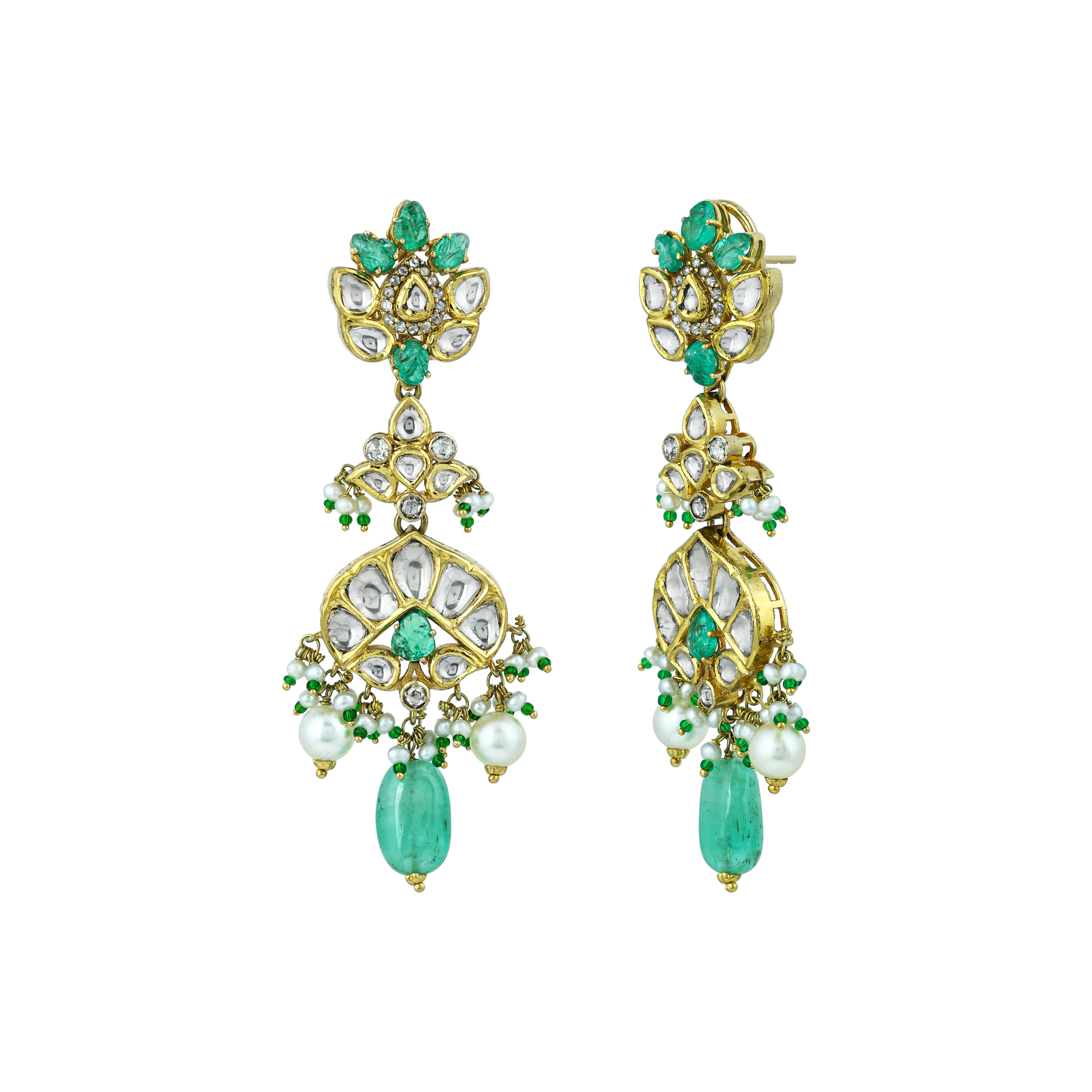 Earring with (HPS749) Necklace