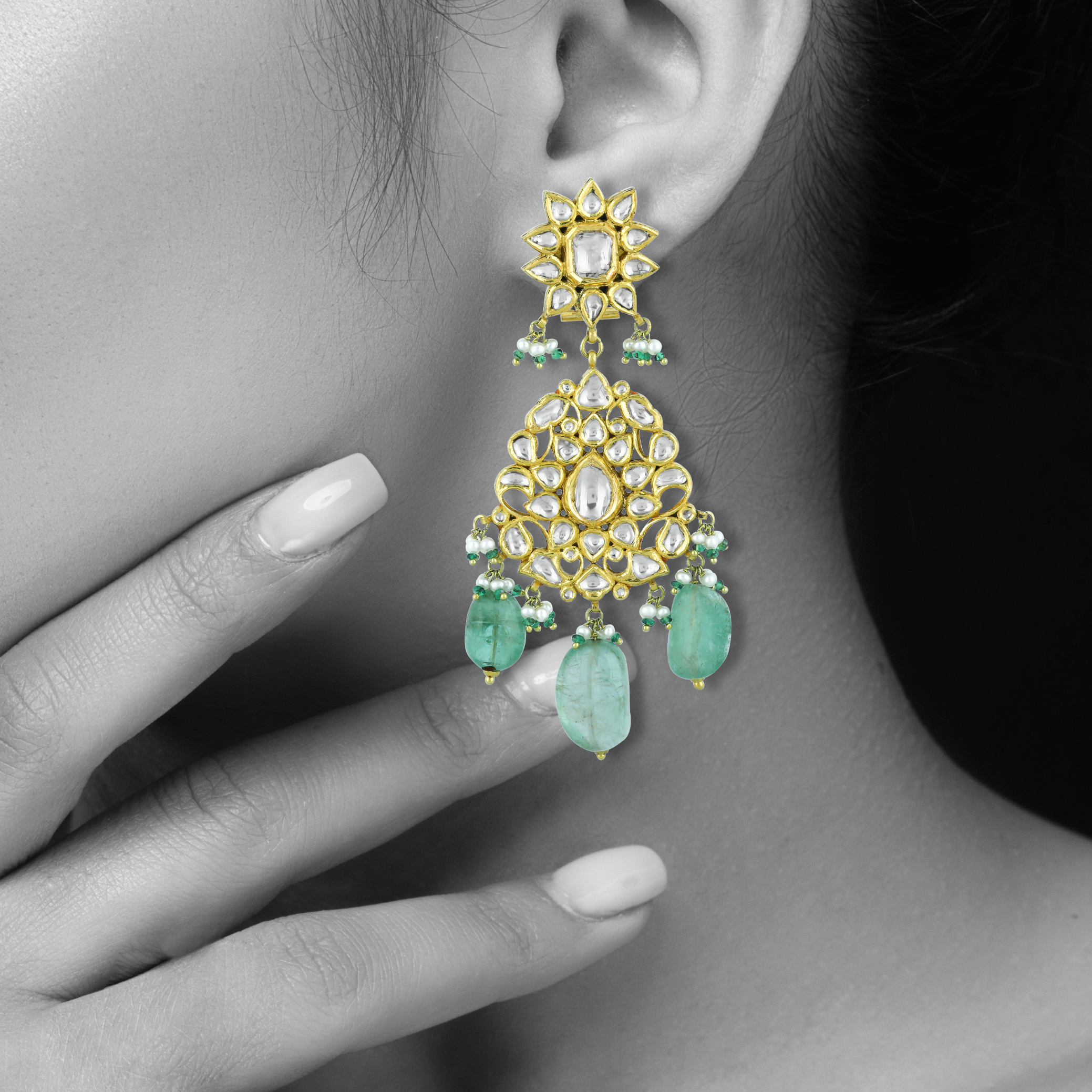 Earring with (RS653) Necklace