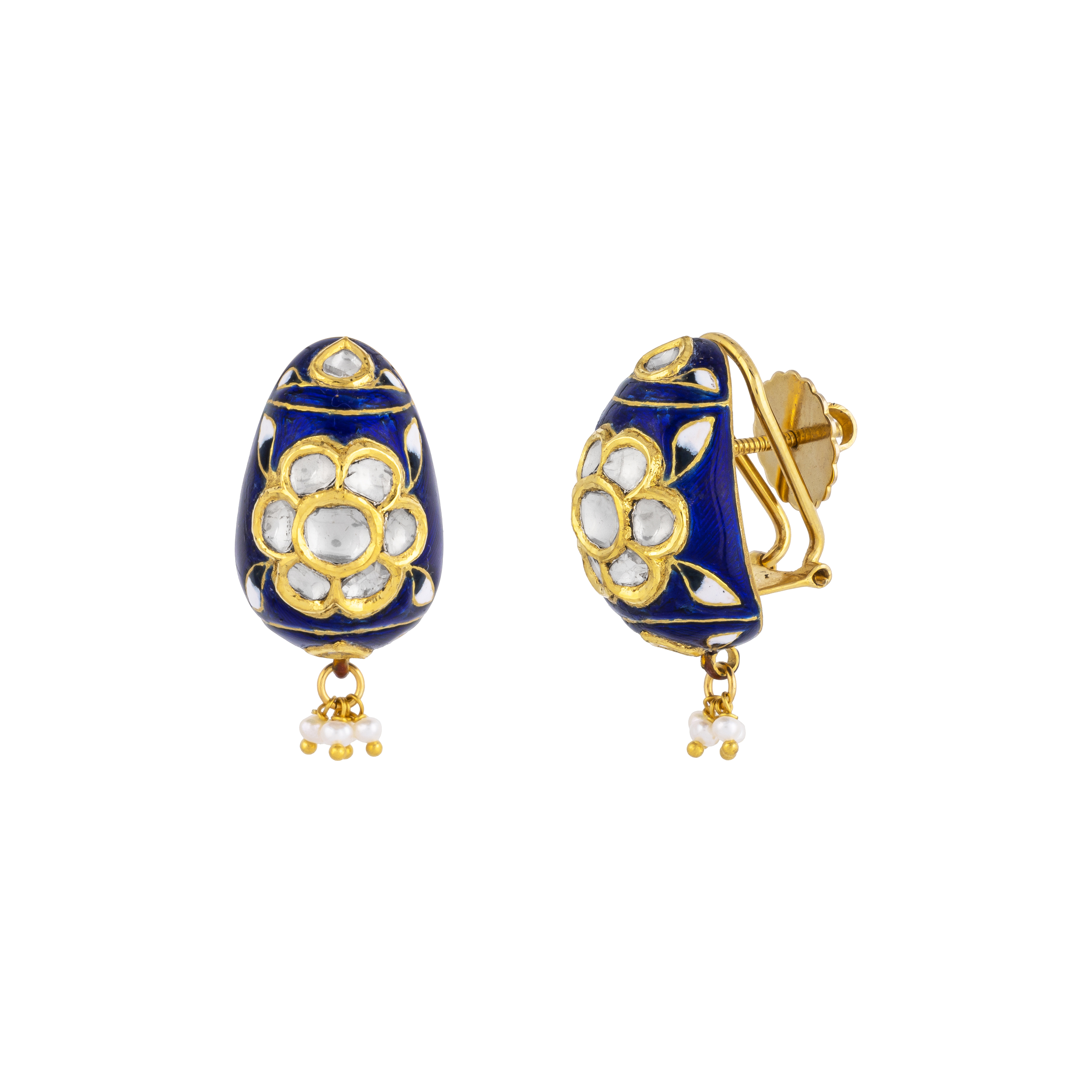 Earring with (SNO6725-KMNE3473) Necklace